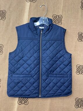 Crewcuts NWOT! Boys Navy Quilted Sleeveless Vest size 8